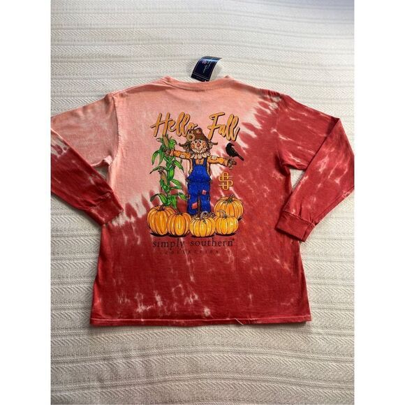 Simply Southern Women’s SMALL “HELLO FALL” Long Sleeve Top - Picture 5 of 11